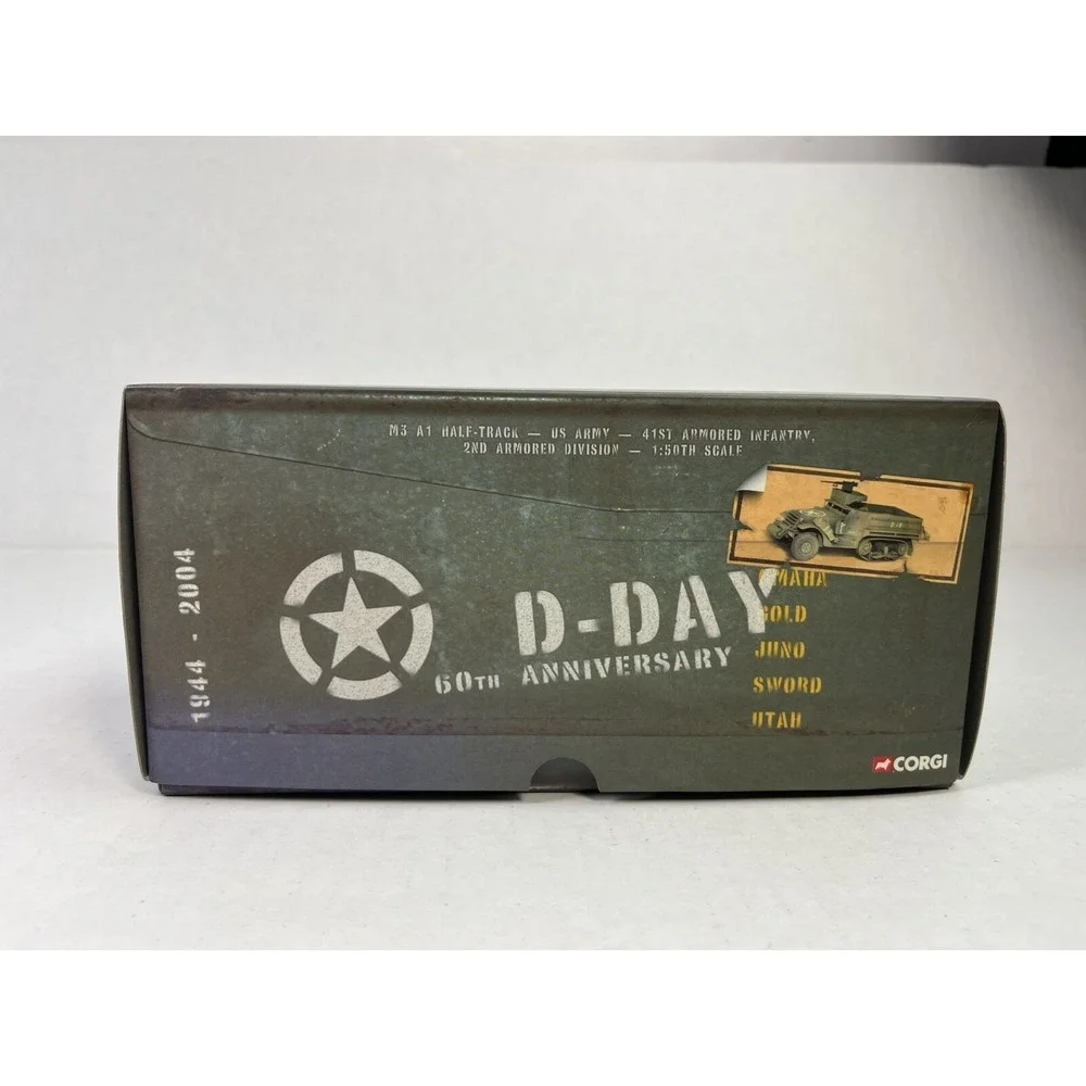 Corgi M3A1 Half Track D-Day 60th US Army 41st Armored Infantry 2nd Div US60401